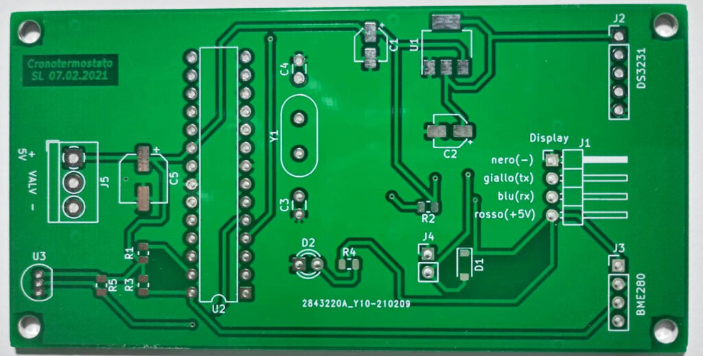 PCB Cronotermostato