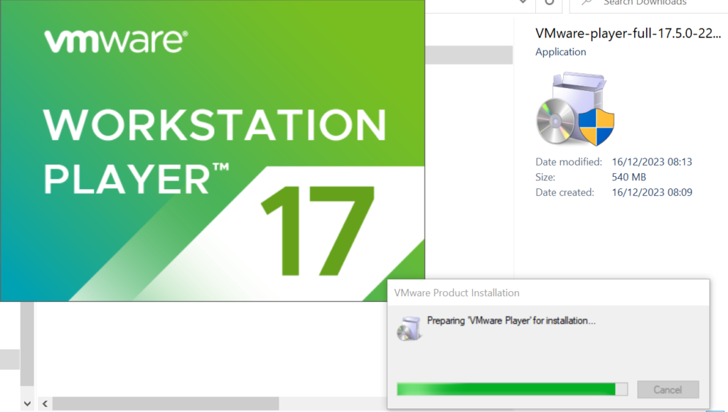 Installazione VMWare